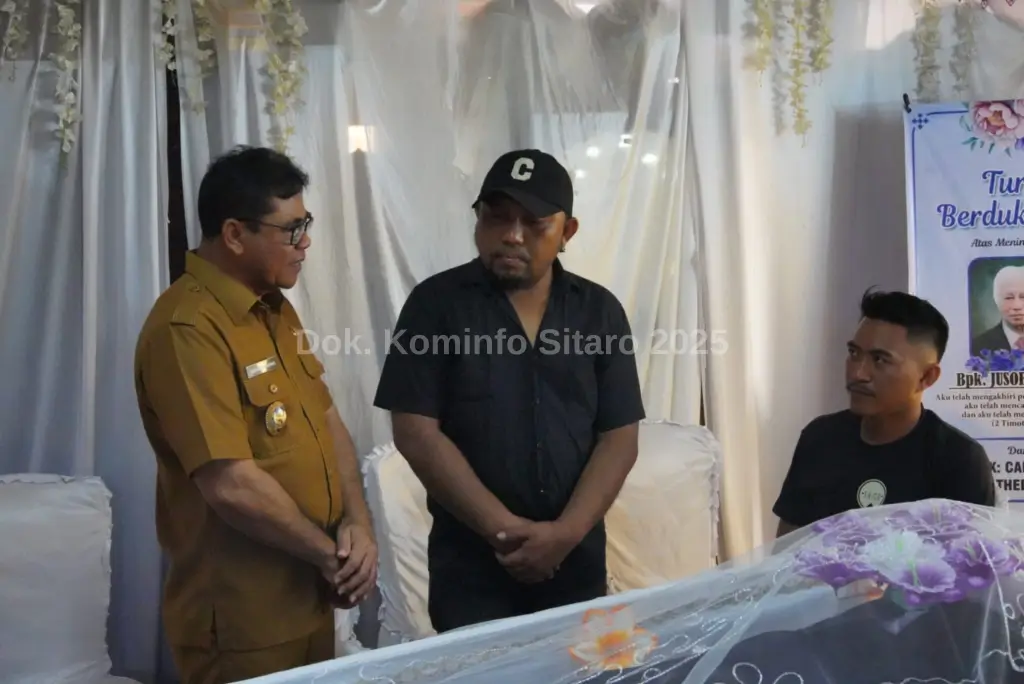 Heronimus Makainas Kujungi Rumah Duka.