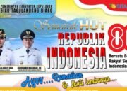 Semarak HUT RI ke-80, Sitaro Tampilkan Kolaborasi Lintas Generasi