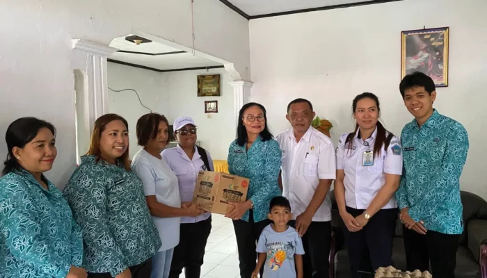 Ketua TP-PKK Sitaro dan Tim Dampingi Duta Stunting Remaja di Tagulandang