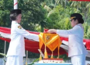 Momen Bersejarah, Chyntia Kalangit Pimpin Upacara Kemerdekaan Perdana Sebagai Bupati Sitaro