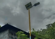 Kampung Mini Pasang 13 Titik Lampu Jalan Tenaga Surya, Guna Peningkatan Fasilitas Penerangan