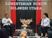 Bupati Sitaro Perkuat Sinergi dengan Kanwil Kemenkum Sulut