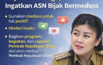 Bupati Sitaro Ingatkan ASN Bijak Bermedsos, Jangan Ikut Sebar Hoaks