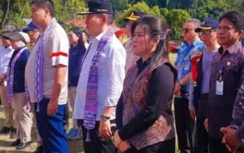 kunjungan menteri di sitaro