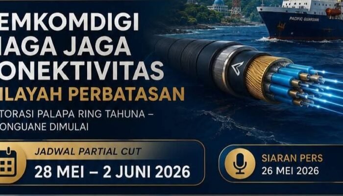 Komdigi dan BAKTI Lakukan Restorasi Palapa Ring Tengah, Layanan Internet di Sitaro dan Sangihe Dimitigasi
