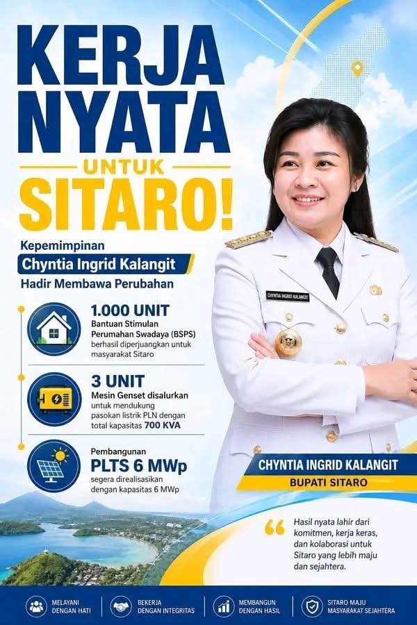 Kerja Nyata untuk Sitaro oleh Bupati Chyntia Ingrid Kalangit
