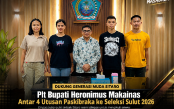 Lepas 4 Utusan Paskibraka ke Seleksi Tingkat Provinsi, ini Kata Plt Bupati Sitaro