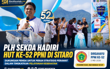 Wakili Bupati, Plh Sekda Eddy Salindeho Hadiri HUT PPNI ke-52 di Sitaro Masadada Park, Dorong Profesionalisme dan Pengabdian Perawat