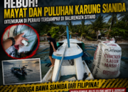 Heboh! Mayat Pria dan Puluhan Karung Sianida Ditemukan di Perahu yang Terdampar di Perairan Balirangen Sitaro