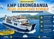 KMP Lokongbanua Kembali Beroperasi, Layani Rute Pelayaran Sitaro dari Pelabuhan Bitung