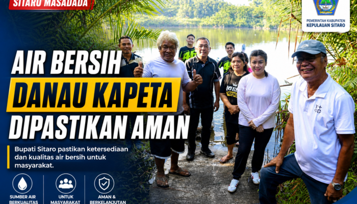 Bupati Pastikan Ketersediaan dan Kualitas Air Bersih dari Danau Kapeta untuk Masyarakat