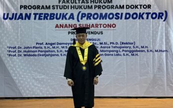 Kajari Sitaro Anang Suhartono Jalani Sidang Promosi Doktor, Bukti Semangat Belajar di Tengah Tugas Penegakan Hukum